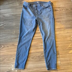 Old Navy Blue Skinny Jeans - Classic Medium Wash 16